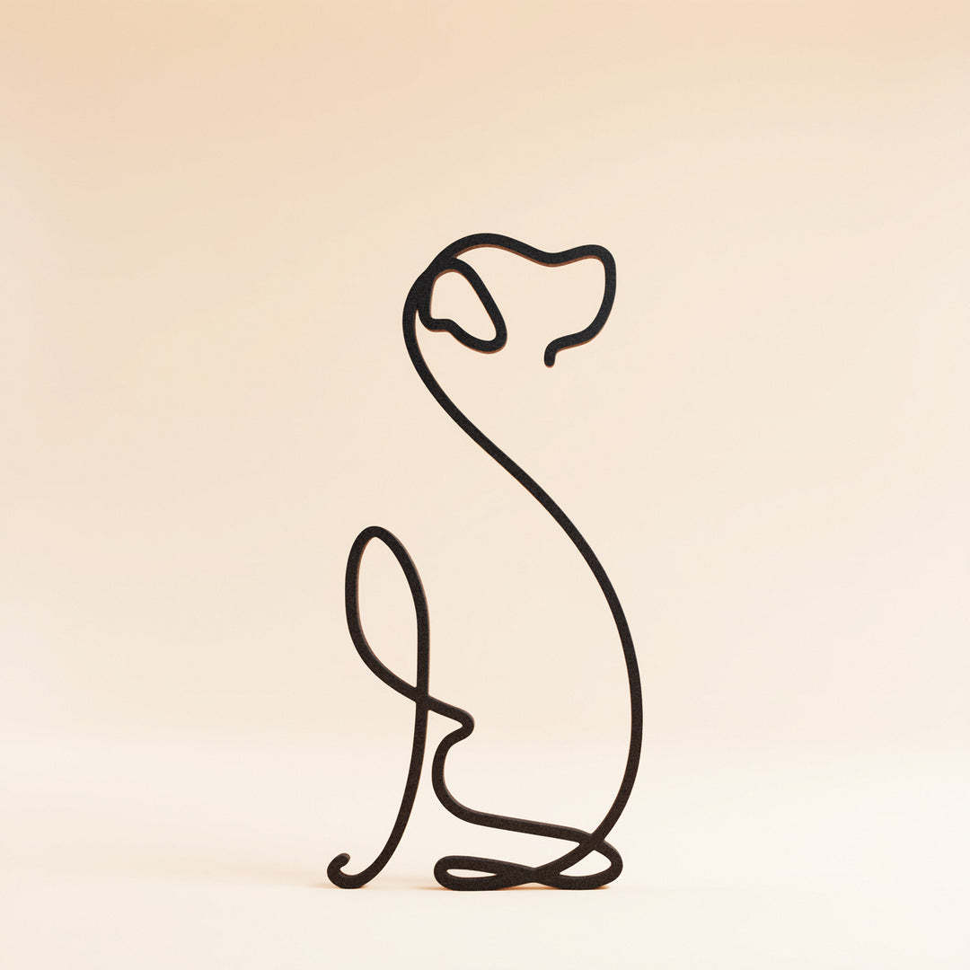 Dog Breeds - Line Art Sculptures