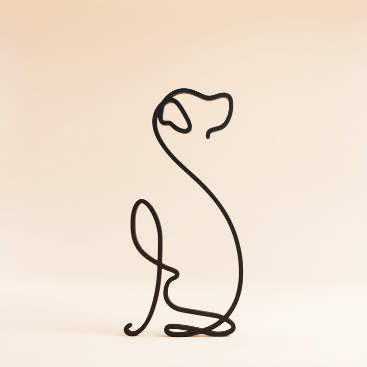 Dog Breeds - Line Art Sculptures