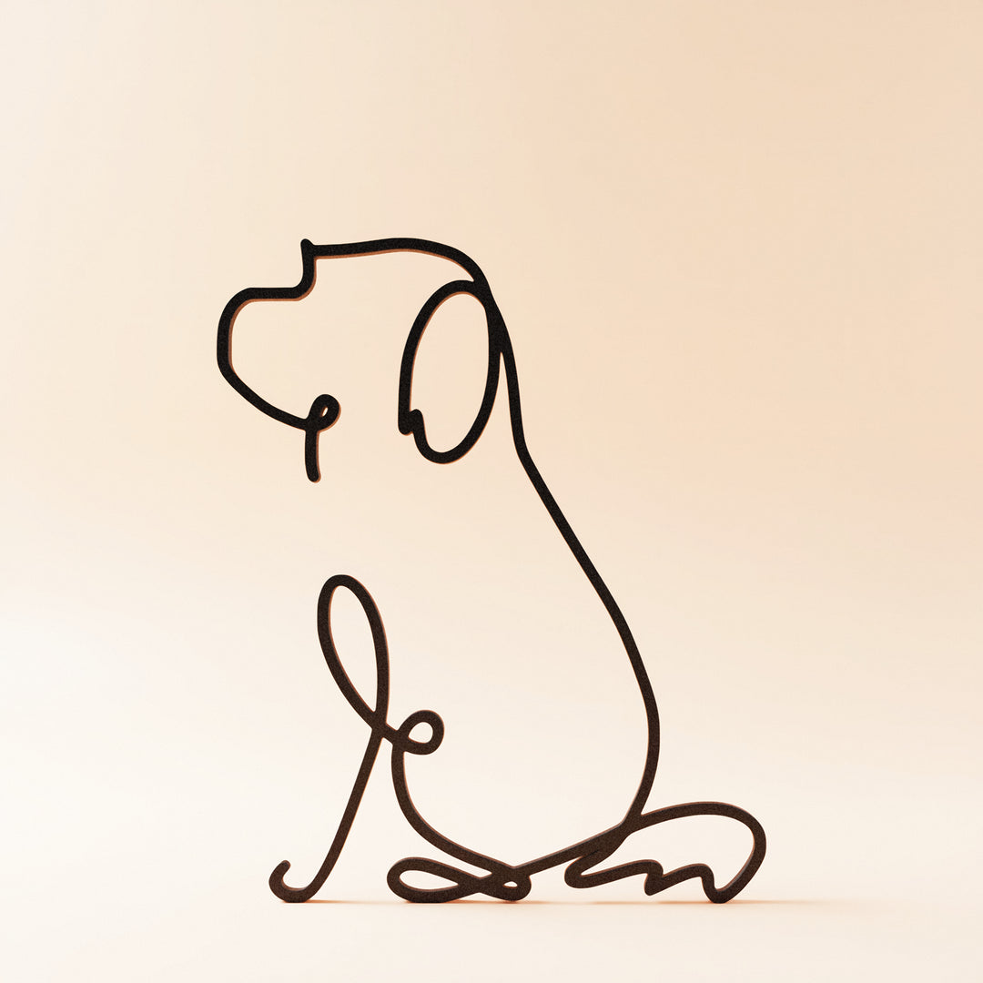 Dog Breeds - Line Art Sculptures