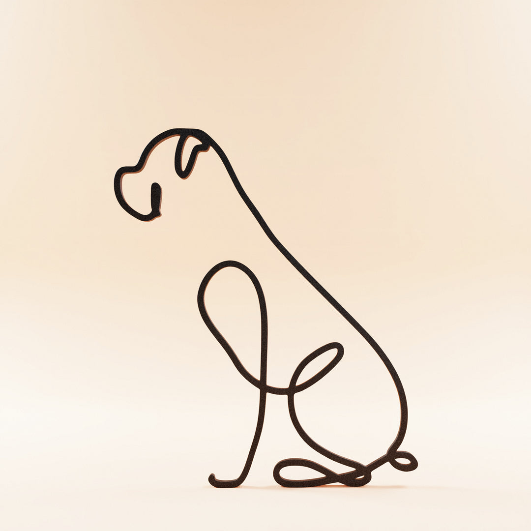 Dog Breeds - Line Art Sculptures