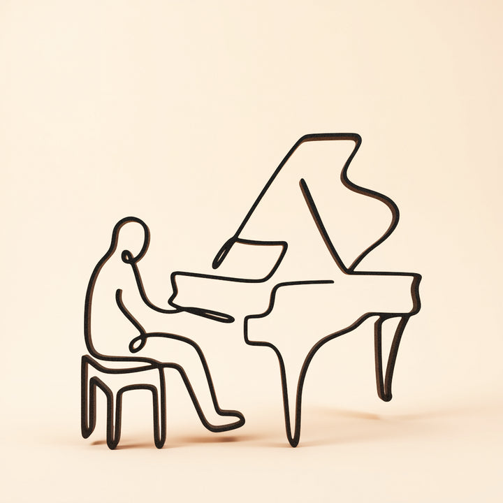 Music - Line Art Sculptures