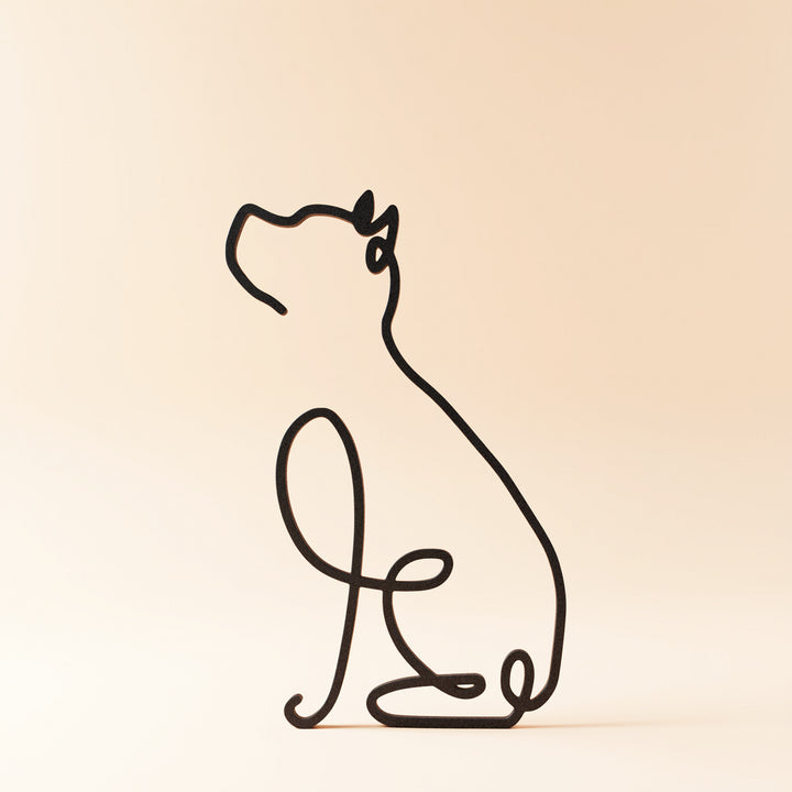 Dog Breeds - Line Art Sculptures