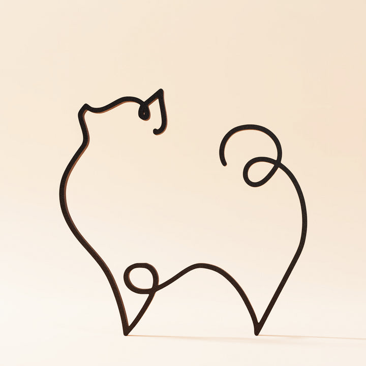 Dog Breeds - Line Art Sculptures