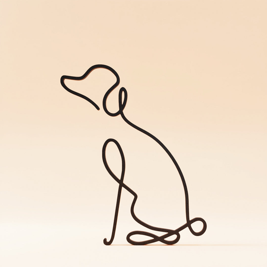 Dog Breeds - Line Art Sculptures