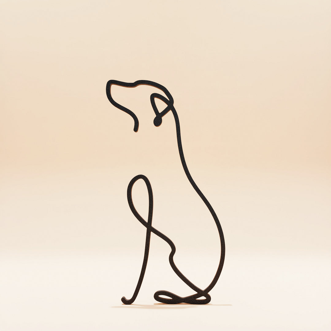 Dog Breeds - Line Art Sculptures