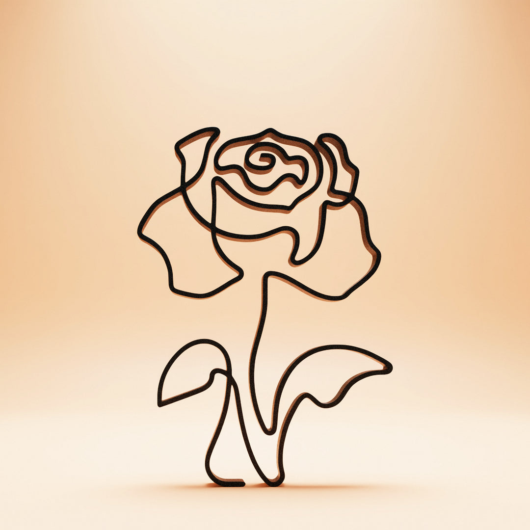 Plant Lover - Line Art Sculptures