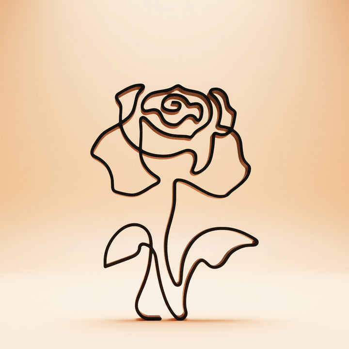 Plant Lover - Line Art Sculptures