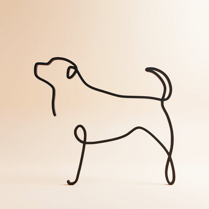 Dog Breeds - Line Art Sculptures