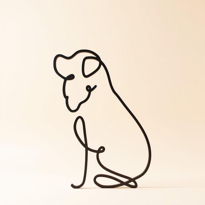 Dog Breeds - Line Art Sculptures