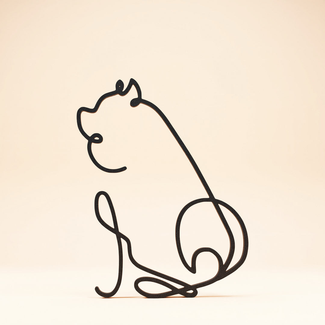 Dog Breeds - Line Art Sculptures