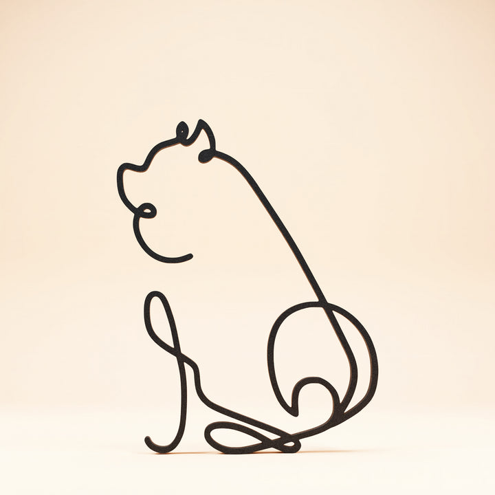 Dog Breeds - Line Art Sculptures