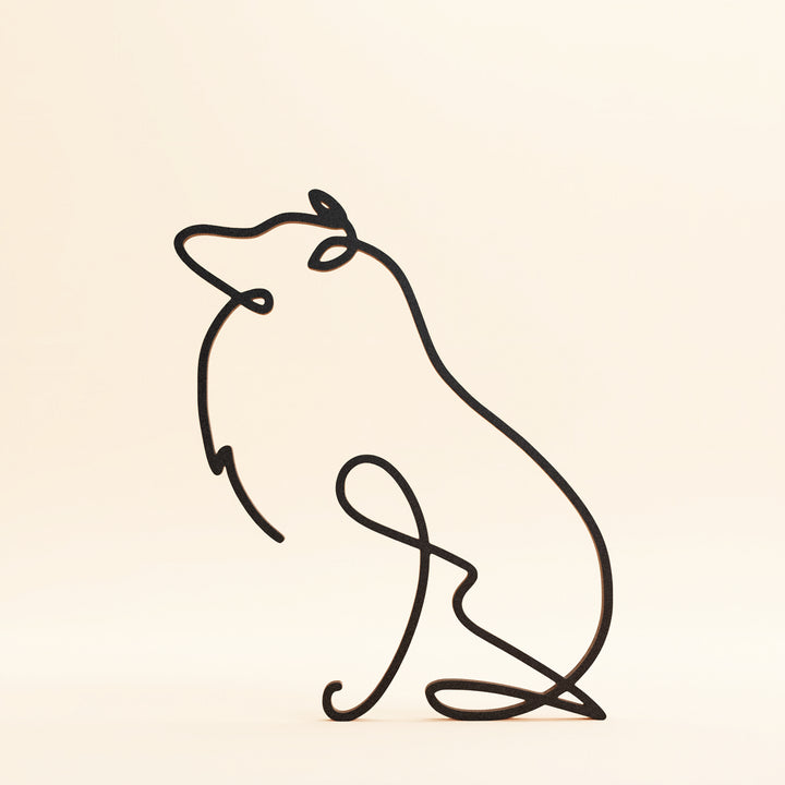 Dog Breeds - Line Art Sculptures