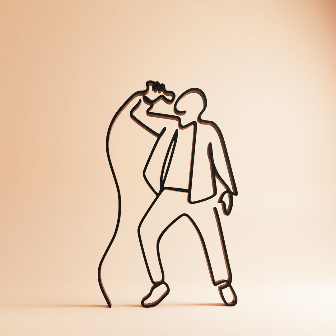 Music - Line Art Sculptures