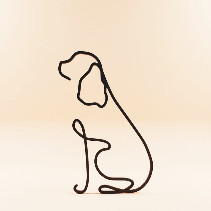 Dog Breeds - Line Art Sculptures