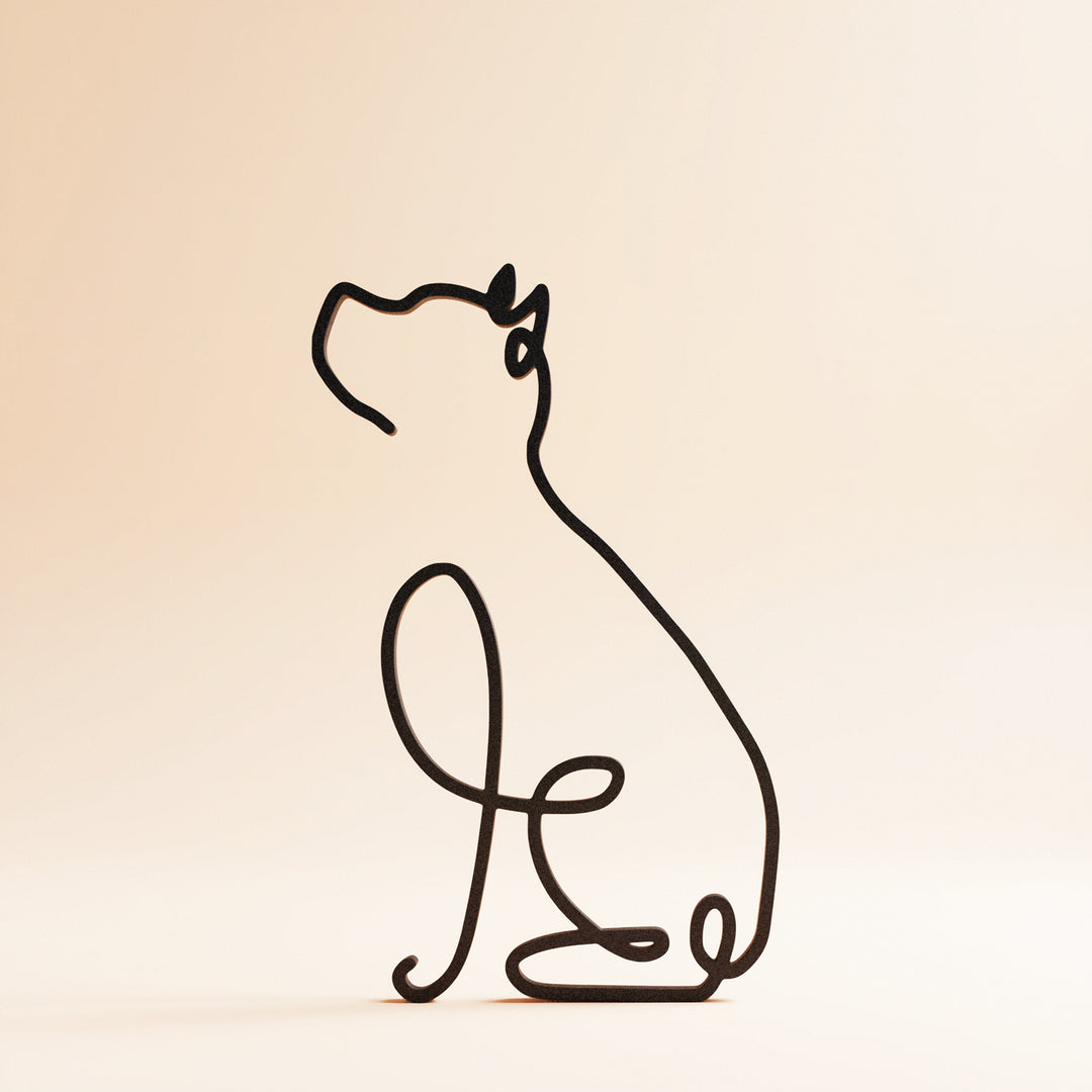 Dog Breeds - Line Art Sculptures