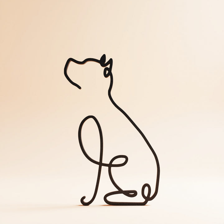 Dog Breeds - Line Art Sculptures