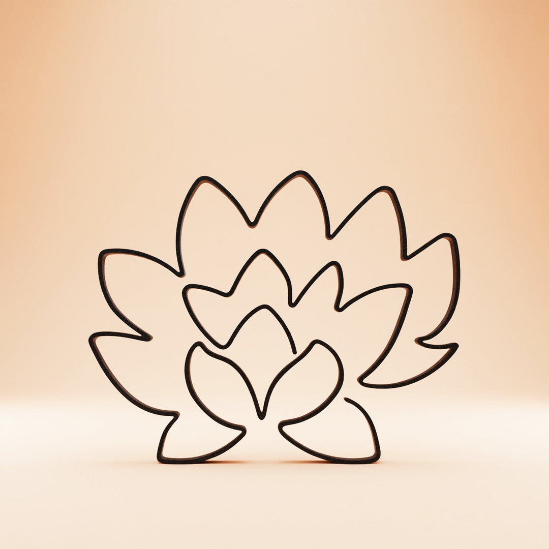 Plant Lover - Line Art Sculptures