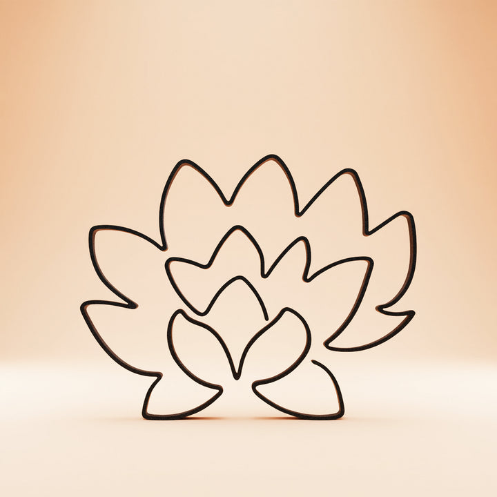 Plant Lover - Line Art Sculptures