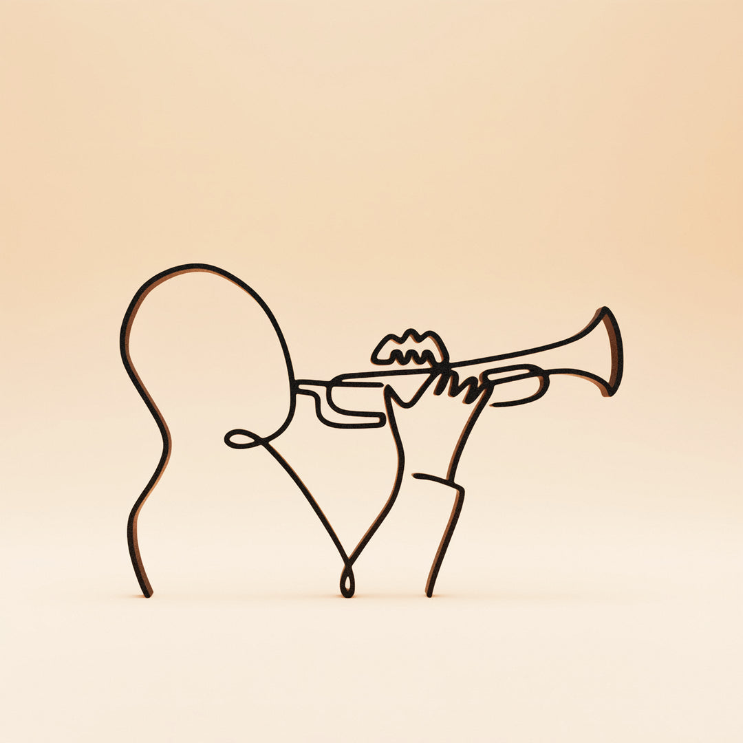 Music - Line Art Sculptures