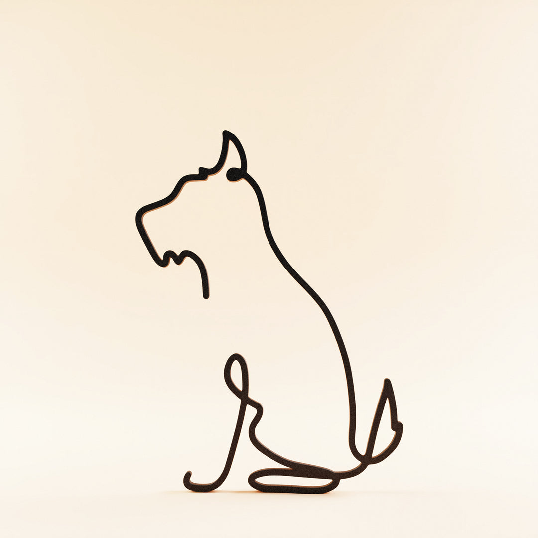 Dog Breeds - Line Art Sculptures